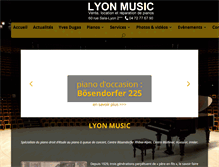 Tablet Screenshot of lyon-music.com